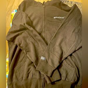 SpaceX zip up hoodie / flown on board NASA SpaceX crew demo 2 / Never worn / 2XL